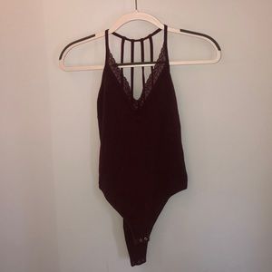 Maroon Bodysuit